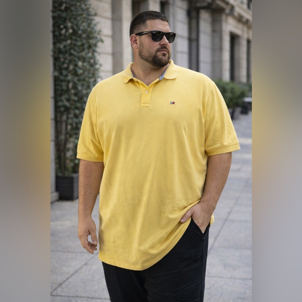 Tommy Hilfiger‎ Men's Bright Yellow Polo Shirt